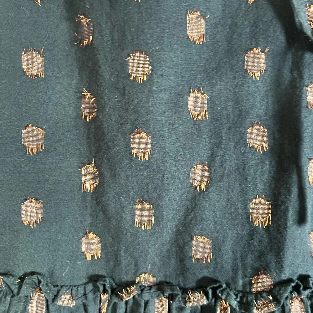 J. Crew Navy Blue Sleeveless Tie Front Peplum Blouse. EUC. Size XS